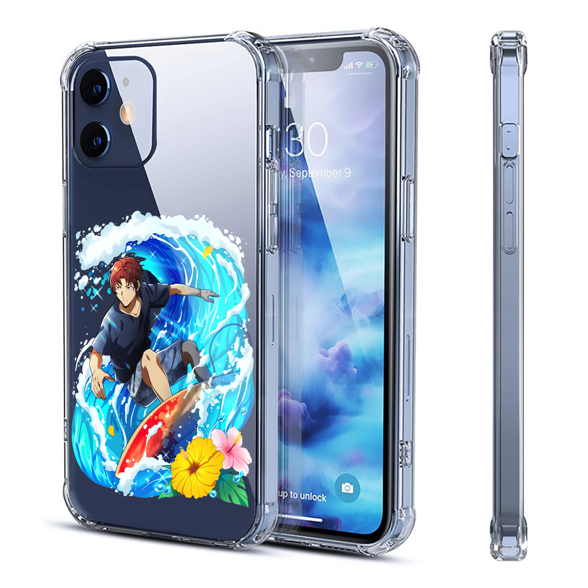 （画像用） 文豪ストレイドッグス Bungo Stray Dogs 【iPhone 12シリーズ対応】透明スマホケース（クリアソフトケース）
